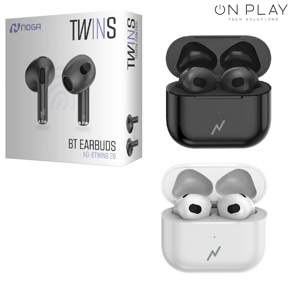 Auricular Inalámbrico NOGA NG-BTWINS 28 Touch Control