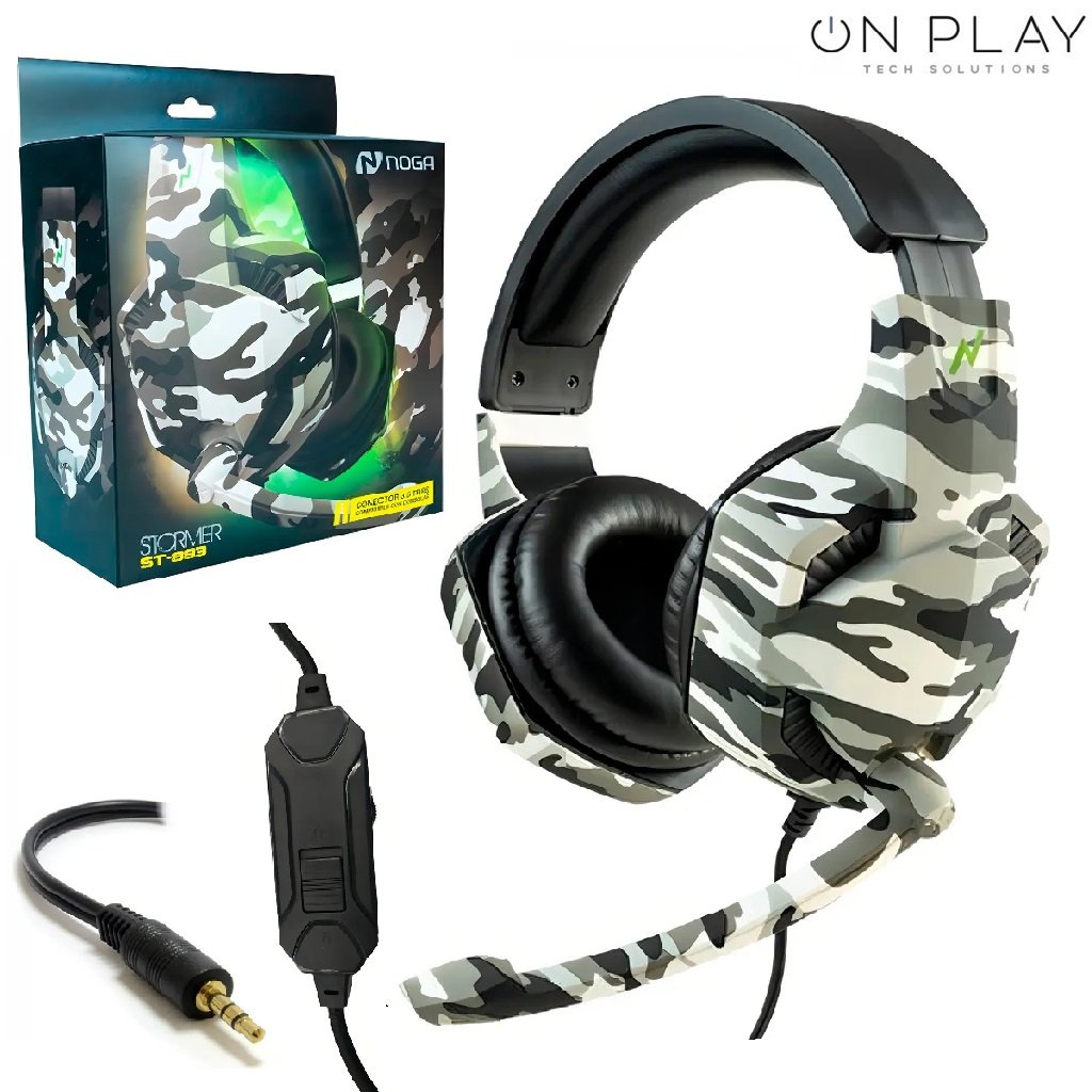 Auricular Gamer NOGA STORMER ST-883 Camuflado