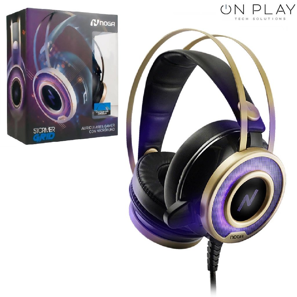 Auricular Gamer NOGA STORMER ST-GRID Mini Plug x2 + USB
