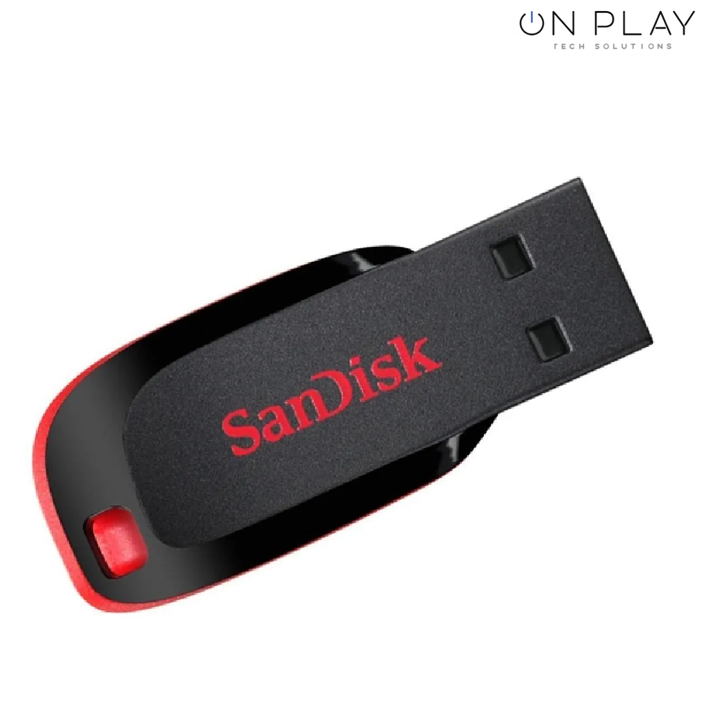Pendrive SanDisk Cruzer Blade 64GB 2.0 negro y rojo