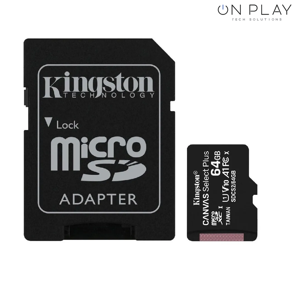 Memoria KINGSTON 64GB CANVAS Select Plus 100MB/s
