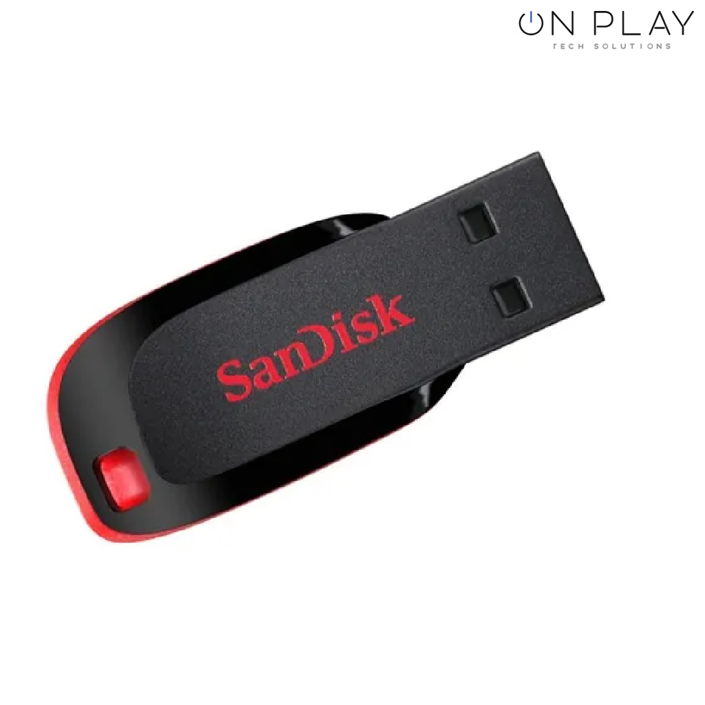 Pendrive SanDisk Cruzer Blade 64GB 2.0 negro y rojo