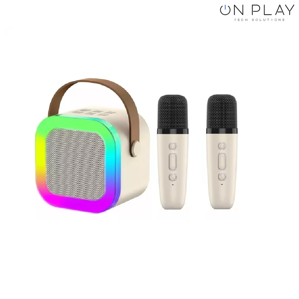 Parlante Karsen Karaoke Portatil K-12 con 2 Microfonos