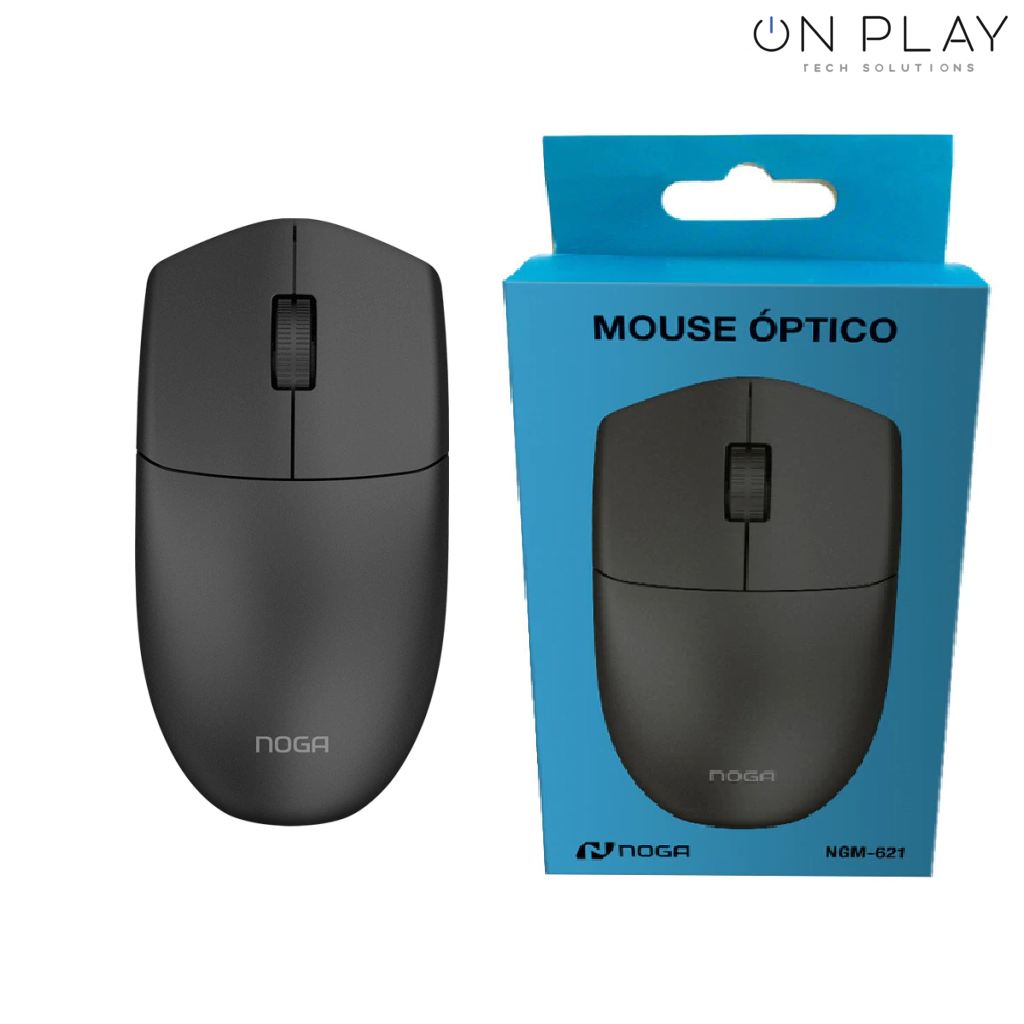 Mouse Optico Noga NGM-621 1000DPI Cable Reforzado