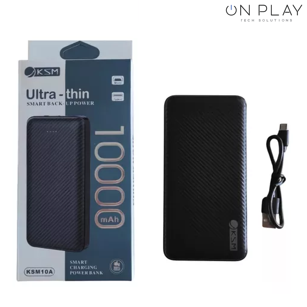 Cargador Bateria Portatil 10.000 mAh KSM10A Ultra-Thin