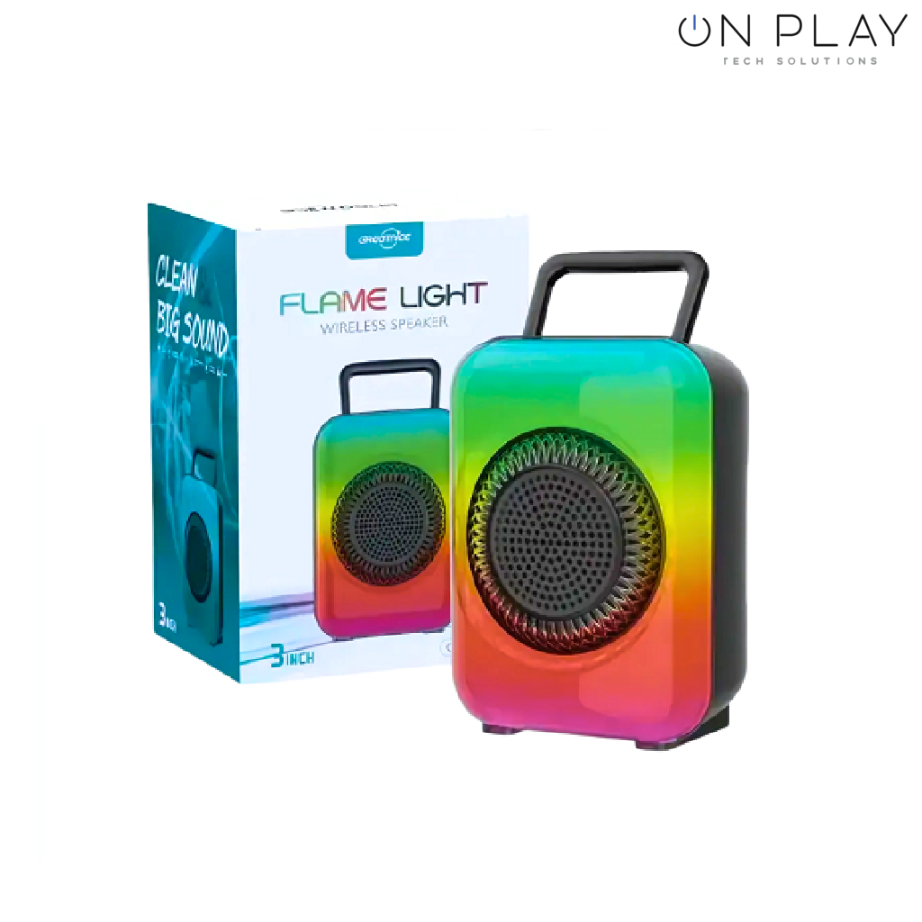 Parlante GREATNICE 3" FLAME LIGHT RGB BT FM