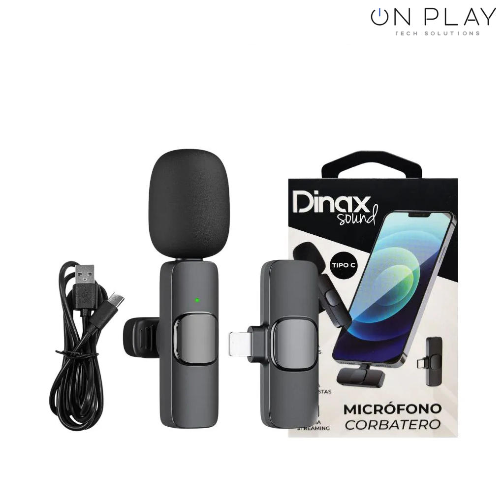 Microfono Corbatero DINAX TIPO C DX-BATCORTC Inalambrico