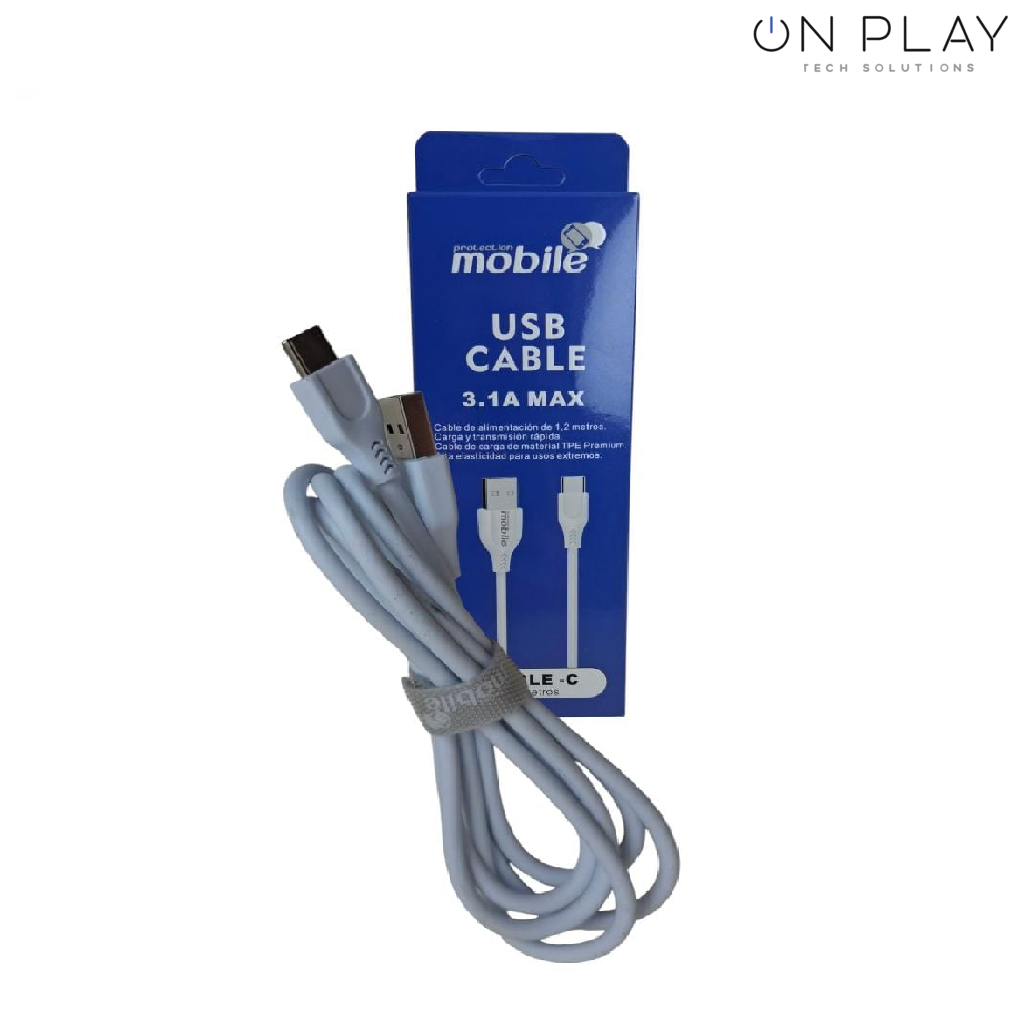Cable  Mobile 3.1 Tipo C a Tipo C 1.2 Metros J71 PM-CC-100