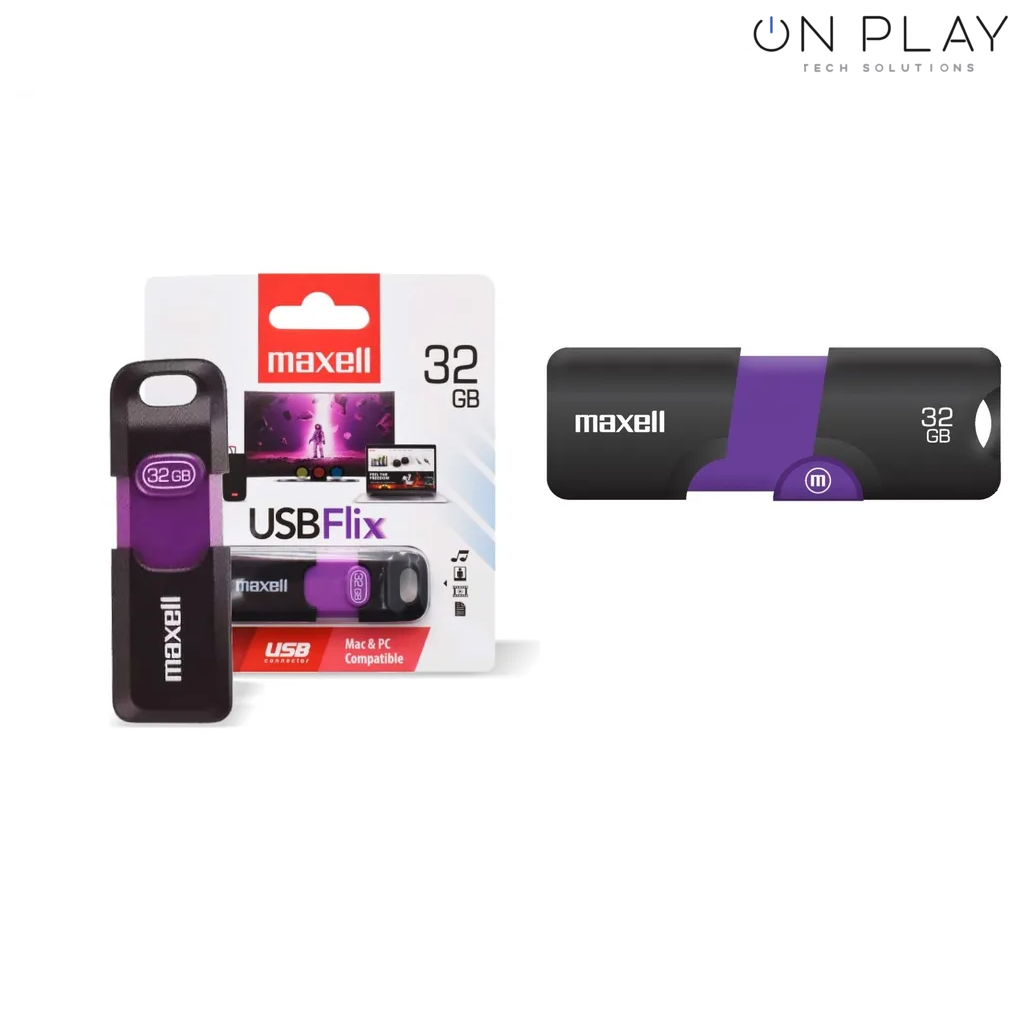 PenDrive MAXELL 32GB USBF-32 Flix 2.0 Flash Drive