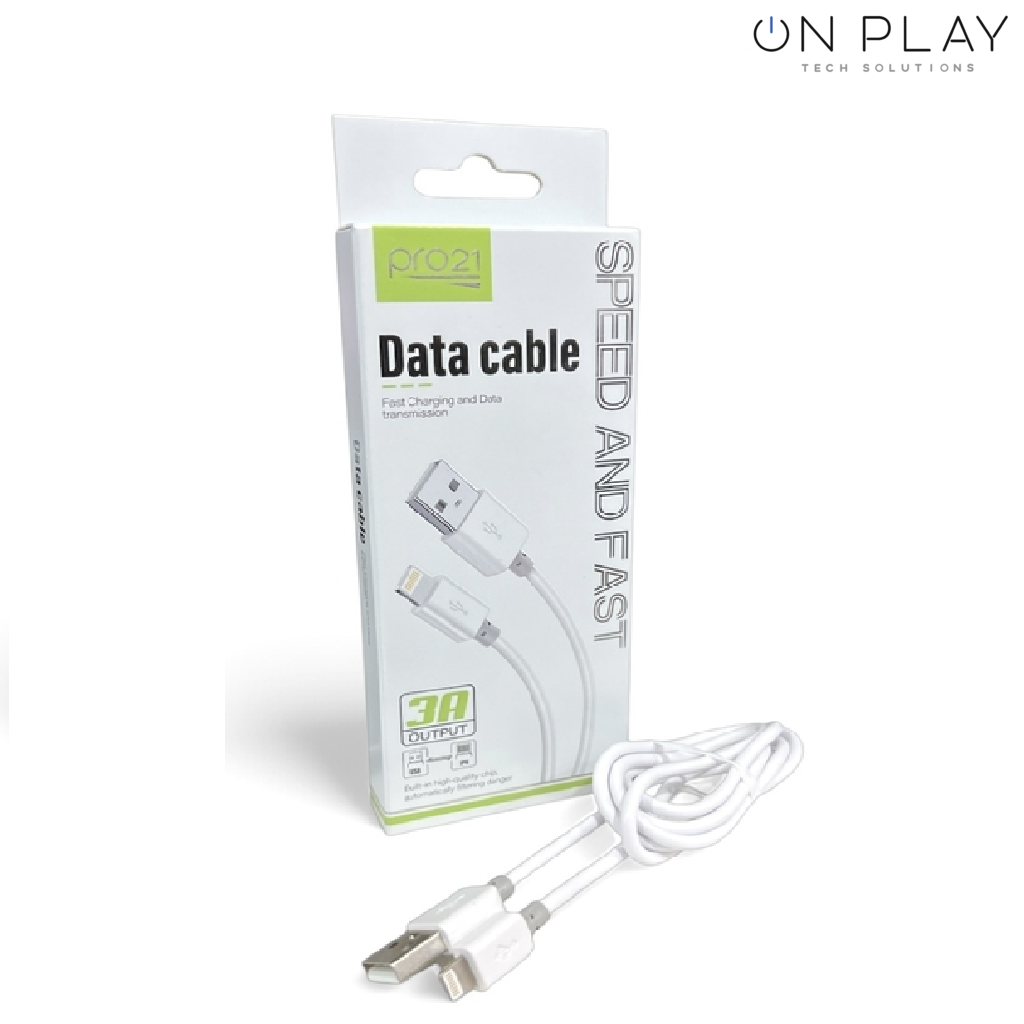 Cable de Datos Lightning PRO21 3A SPEED AND FAST