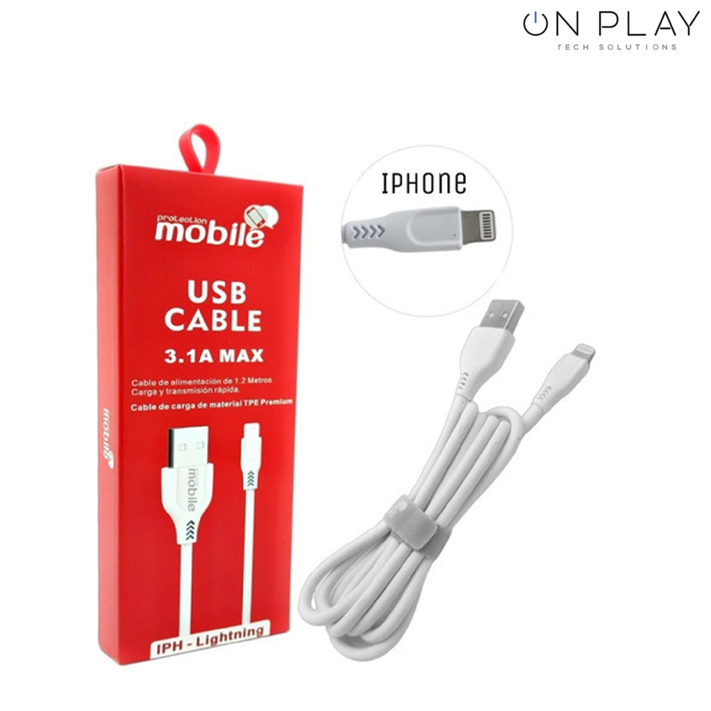 Cable de Dator 3.1A para Iphone Mobile J87 PM-USB-I-2M3 2 METROS