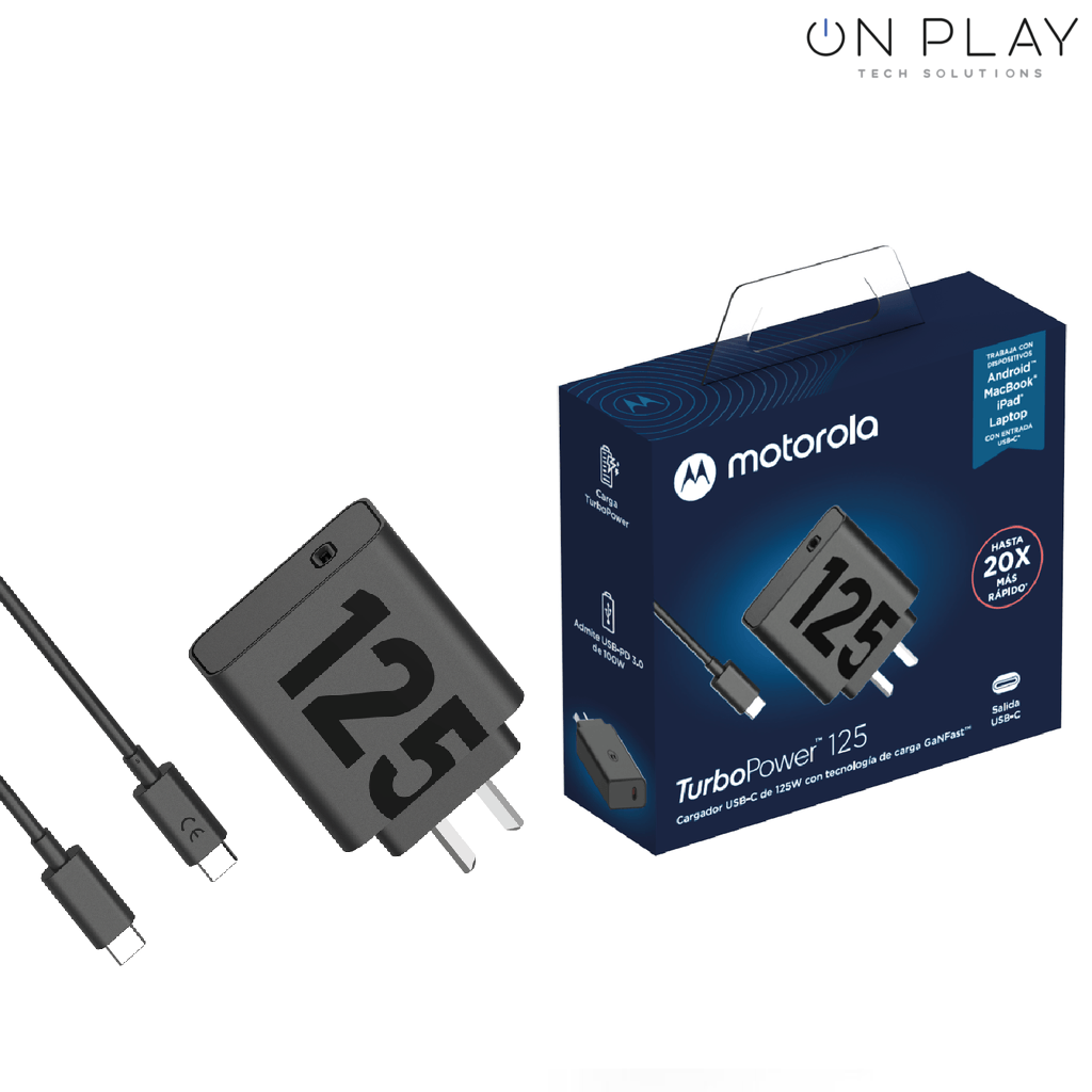 Cargador MOTOROLA 125W